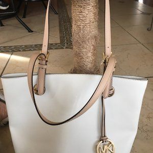 Michael Kors White Tote